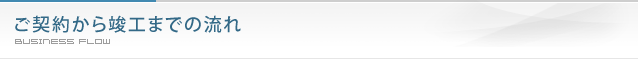 ご契約から竣工までの流れ